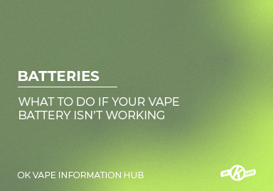 Vape pen battery isn't working | Troubleshooting Guides
