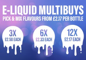 Cheap E-Liquid Multibuy Deals cover image