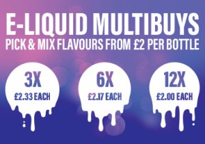 Cheap E-Liquid Multibuy Deals