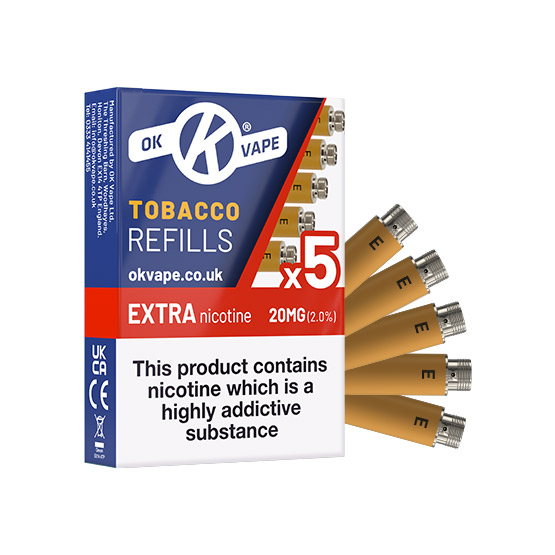 Tobacco Extra High OK Cigalike Refills