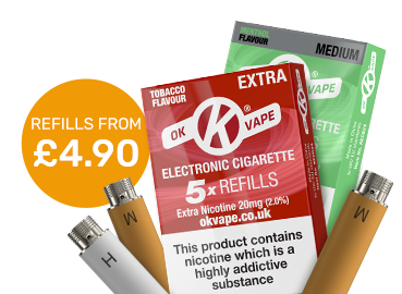 5x Cigalike Refills from just £4.90