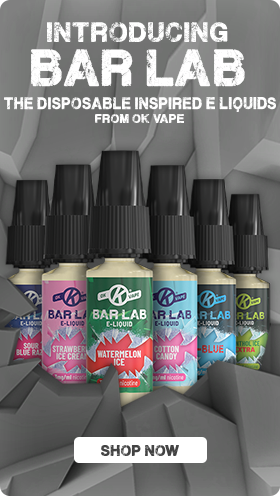 Introducing BAR LAB | The disposable inspired E Liquids from OK Vape