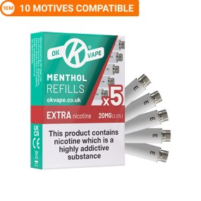 Ten Motives Compatible Refills Menthol - Extra High Nicotine (20mg)