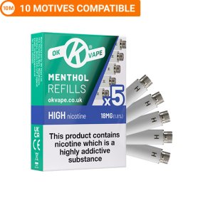 Ten Motives Compatible Refills Menthol - High Nicotine (18mg)