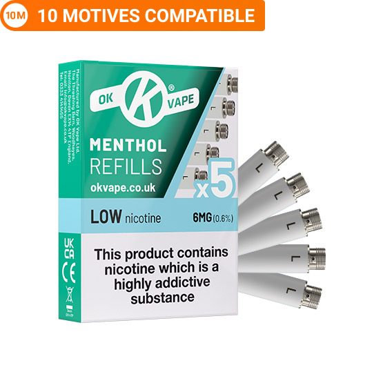 Ten Motives Compatible Refills Menthol - Low (6mg)