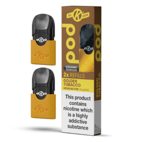 OK Pod - Golden Tobacco Refills - 12mg - 2 Pack