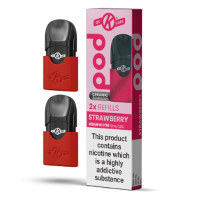 OK Pod 2 Pack Strawberry Refills 12mg