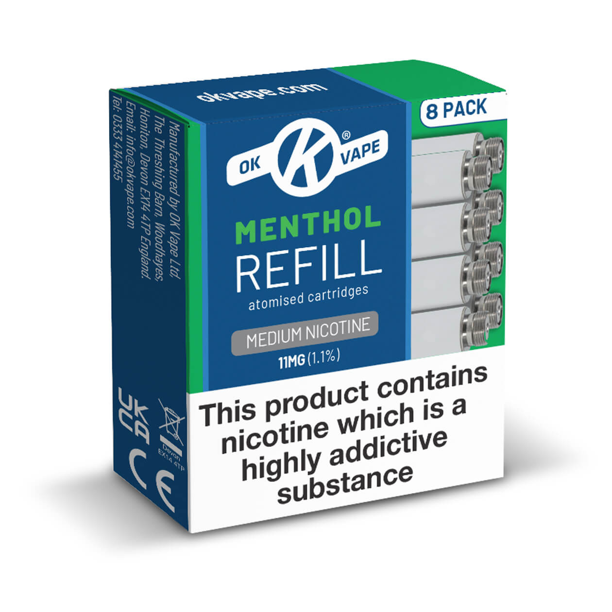 10 Motives Flavour Menthol Refills 8-Pack | Save 8%