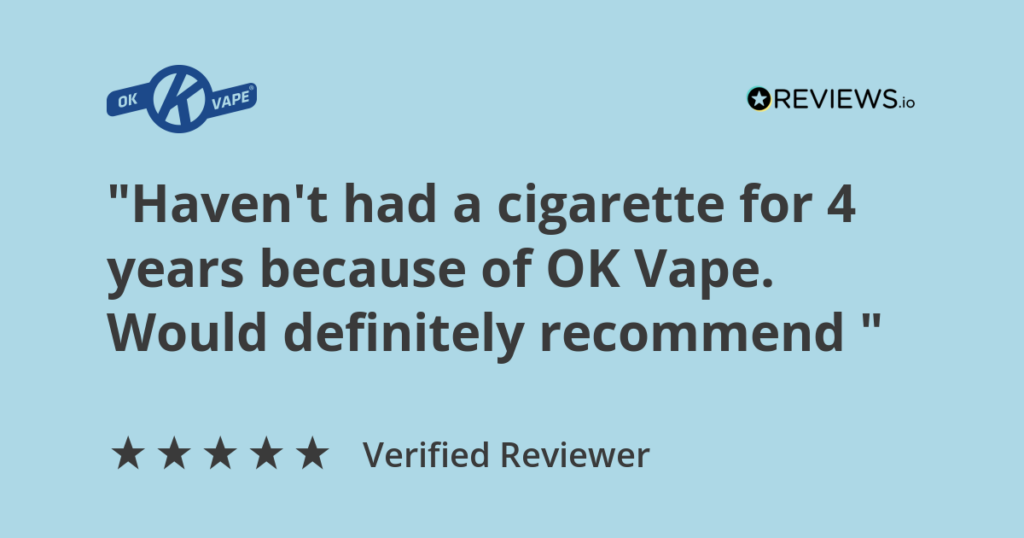 OK Cigalike | UK's Leading E Cigarette