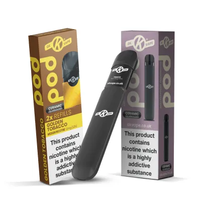 OK Pod Starter Bundle Golden Tobacco 12mg