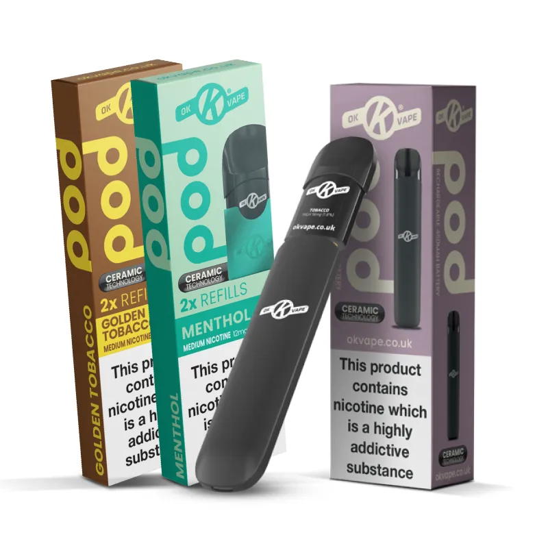 OK Pod Classics Bundle - Golden Tobacco & Menthol - Image 2